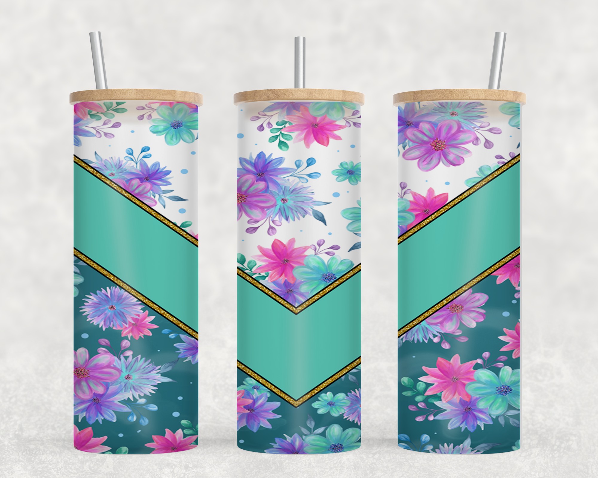Green Vee Flower-10585